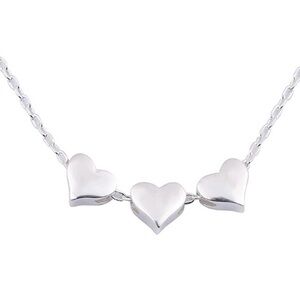HEART NECKLACE 925‎ STERLING SILVER